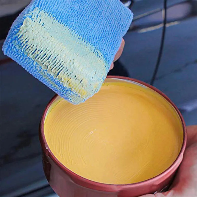 5PCS Car Cleaning Sponge Cloths Car Cleaning Cloths Car Wax Polishing Pad Car Detailing Microfiber Applicators
