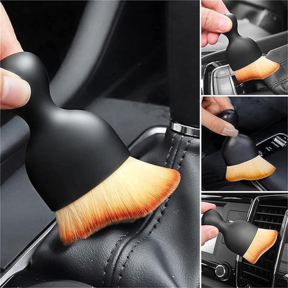 Pack of 2 Car Cleaning Brush, Car Cleaning Brush, Car Cleaning Brush, Car Cleaning Brush, Duster, for Dashboard and Air Vents, Practical Cleaning Brushes