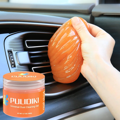 Car Cleaning Gel for Car Cleaning Putty Car Putty Auto Detailing Tools Car Interior Cleaner Car Cleaning Slime Car Accessories Keyboard Cleaner Orange