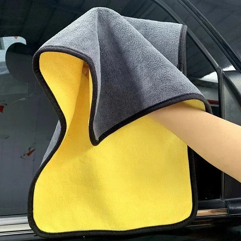 1/10Pcs Microfiber Car Microfiber Cloth Wash Towel Microfiber Cleaning Cloth Car Wash Drying Towels Auto Detailing Accessories