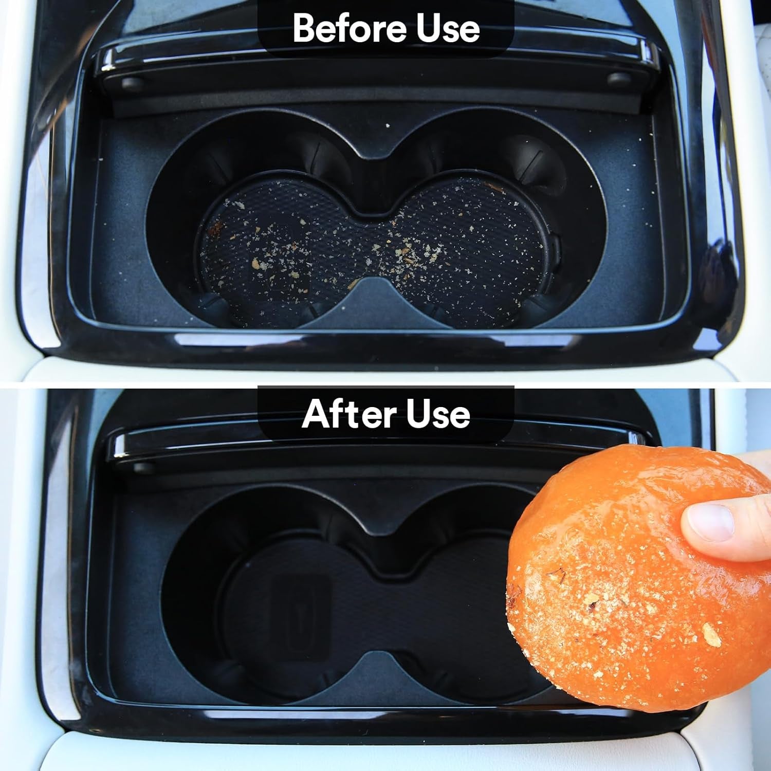Car Cleaning Gel for Car Cleaning Putty Car Putty Auto Detailing Tools Car Interior Cleaner Car Cleaning Slime Car Accessories Keyboard Cleaner Orange