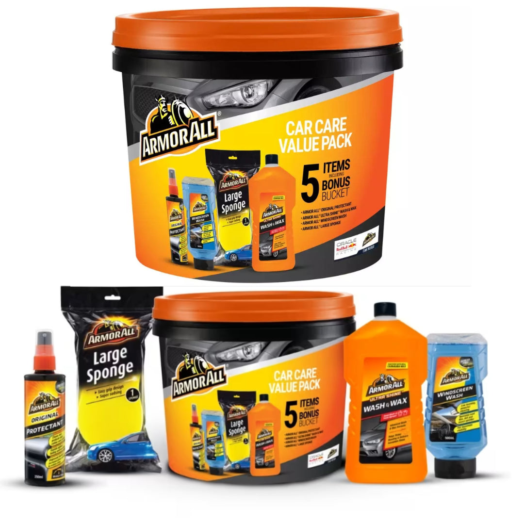 Armor All Car Care Value Pack Protect Value Pack Wash & Wax Sponge 5 Items