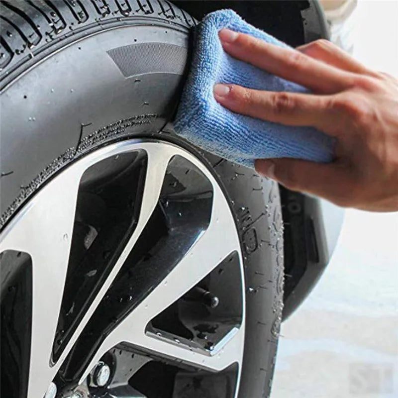 5PCS Car Cleaning Sponge Cloths Car Cleaning Cloths Car Wax Polishing Pad Car Detailing Microfiber Applicators