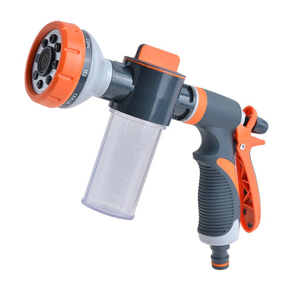 Car Water Washer High Pressure Hose Sprayer Foam Nozzle Soap Dispenser Garden Watering Tool for Car Washing Plants Pets Shower