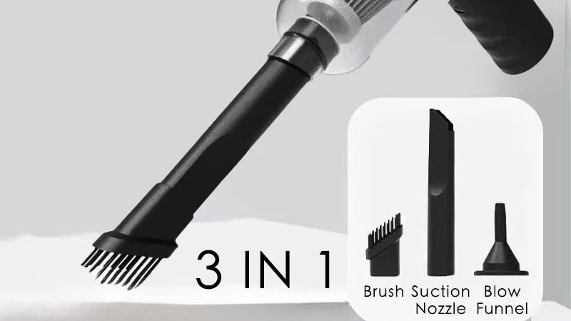 6 in 1 Car Vacuum Cleaner Suction Blow Vaccum Vacum Wireless Home Handheld Charging Portable Mini Small Aspiradora Auto Machine